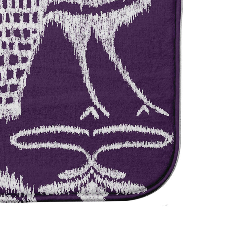 Tapis de bain Garold, l 17 po x L 24 po, Mauve