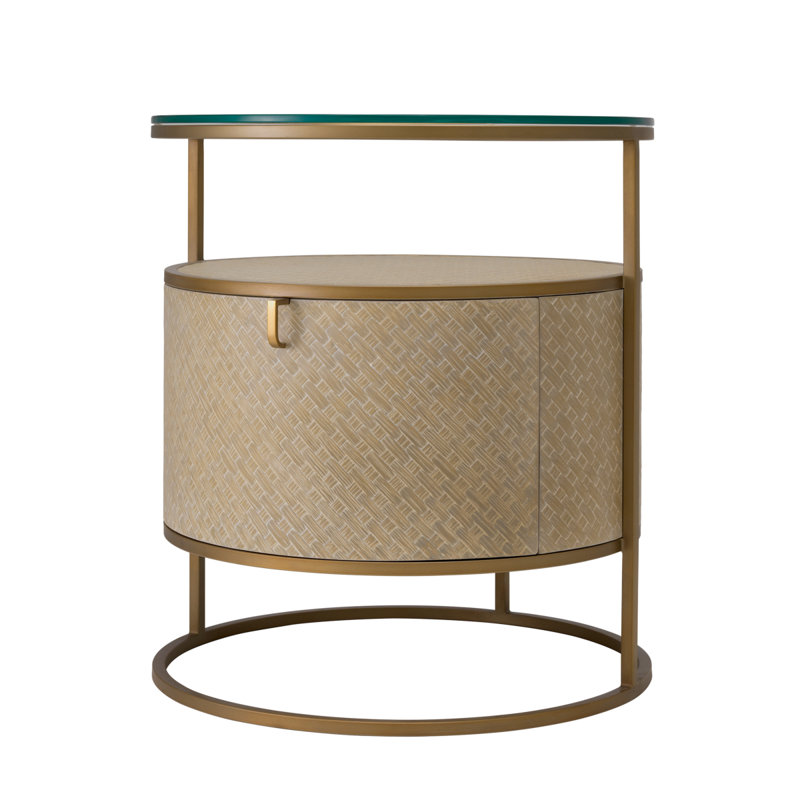 Napa Valley Glass End Table