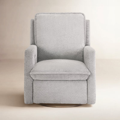Rio Boucle Swivel Glider Power Recliner,