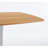 42 Inch Square Tulip Dining Table For 2-6 Person, Modern Mid-Century Kitchen Table With MDF Top & Oak Finish, Small Space Table For Apartment, Bistro, Cafe, Office And Living Room (White & Oak)-1345433470-1345433466-1345433464