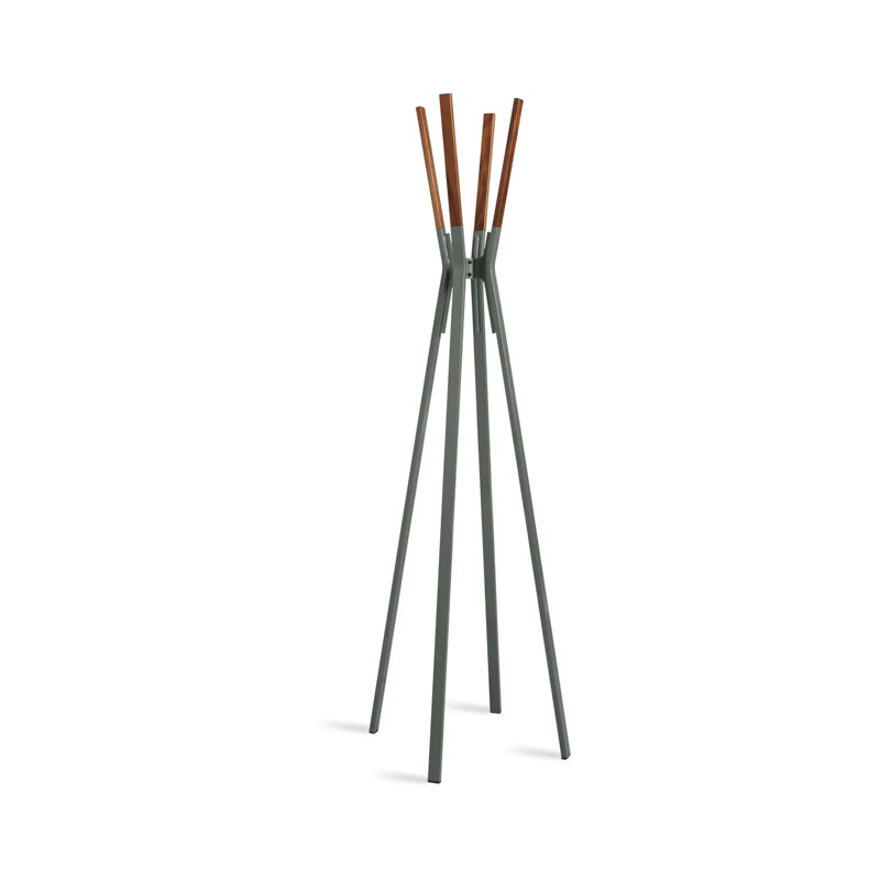 Splash Steel Freestanding Coat Rack, Slate