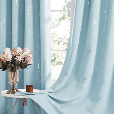 Kellda Thermal Room Darkening Polyester Curtain Panels