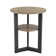 2-Tier Small Side End Table with Metal Frame