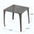 Intricate Cast Aluminum Outdoor Side Table, Lightweight And Durable For Patio And Garden Use