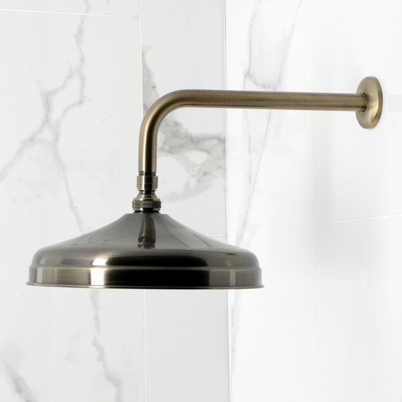 Kingston Brass Single-Handle Pressure Balanced Tub And Shower Faucet, Antique Brass
