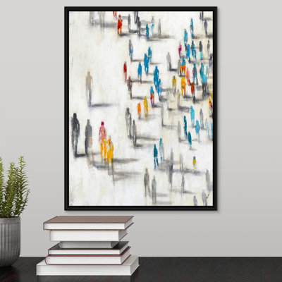 «Past and Présent City», peinture sur toile