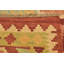 Tapis de la zone en laine 3 pi x 5 pi one-of-kind main-noué la new age red Elland