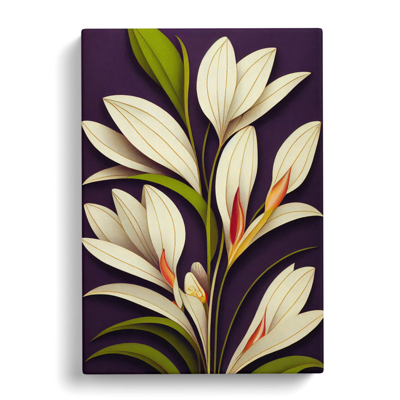 The Gorgeous Flower - Wrapped Canvas, 76cm H x 50cm W x 3cm D