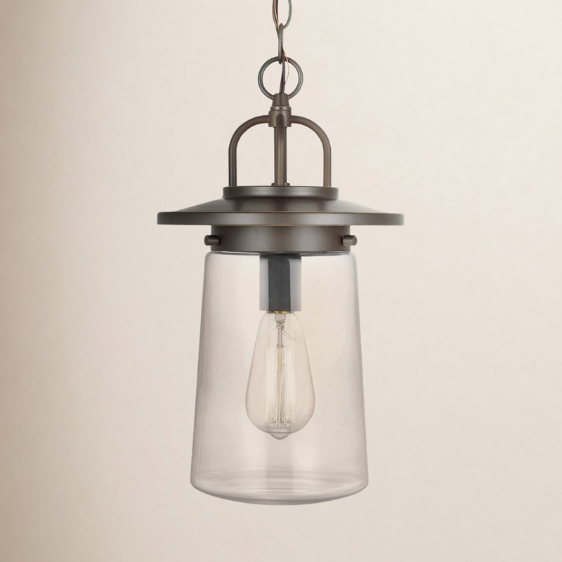 Daire Outdoor Hanging Lantern, Antique Bronze