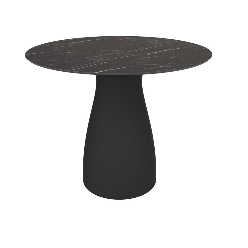 Baobab Round Dining Table, Black, 29.13'' H X 35.43'' D X 35.43'' W