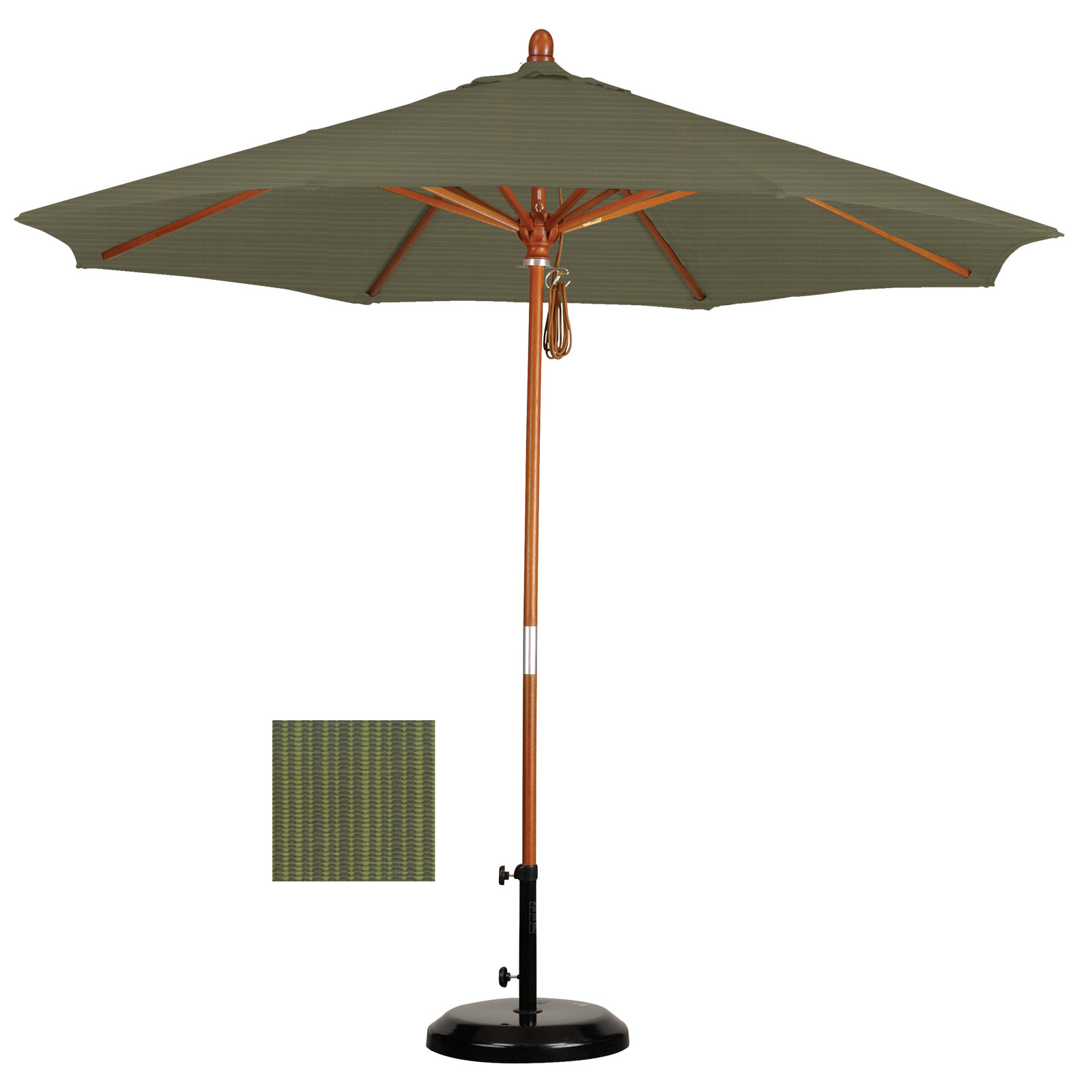 Manford 108'' Outdoor Umbrella, Terrace Fern Performance