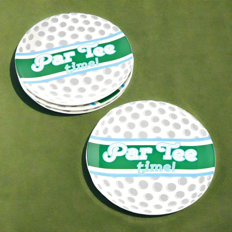 Godinger League Golf Appetizer Plate