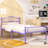 Twin Size Metal Bed Frame with Headboard & Footboard, Purple Modern Farmhouse Platform Bed with with Decorative Victorian Headboard, Mattress Foundation with Heavy Duty Steel Slats Support, No Box Spring Needed, Underbed Storage-969978764-1026886465