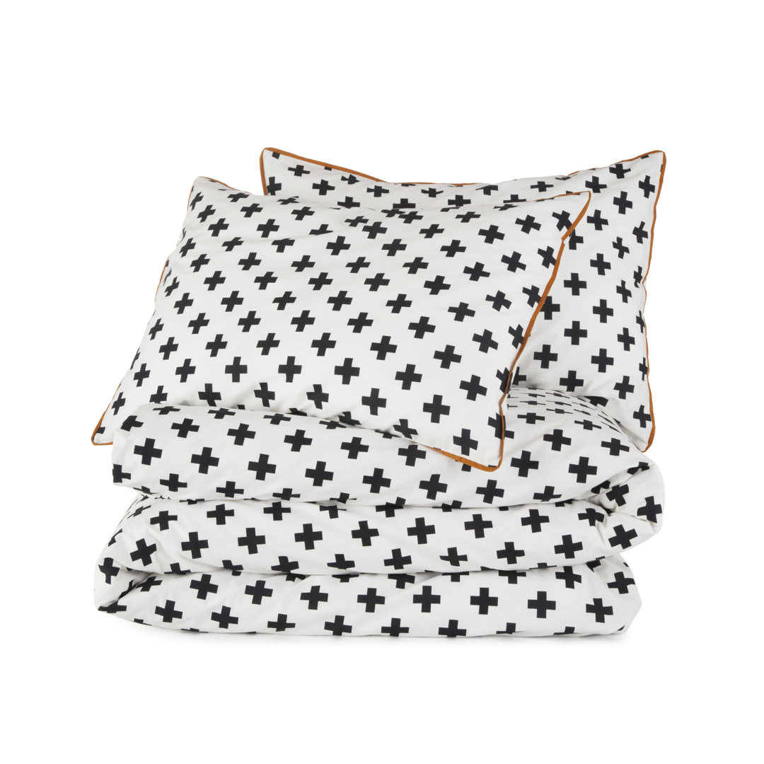 Novogratz by Utica Waverly White Standard Cotton Comforter Set Novogratz 