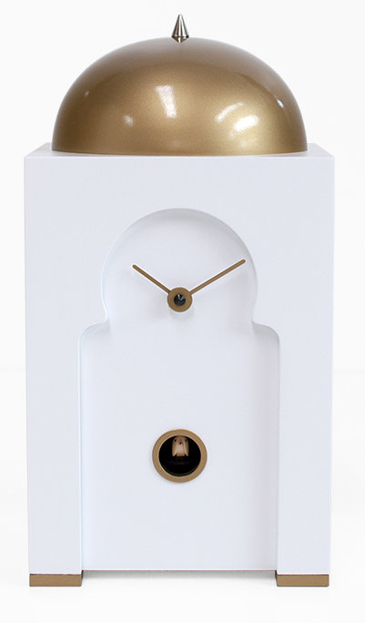 Modern & Contemporary Analogue Tabletop Clock, White