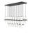 Bryelle 23 - Light Steel Dimmable Kitchen Island Linear Chandelier-816765821