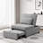 Convertible Folding Ottoman Sofa Bed with Multi-Functional Design