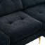 110" L-Shape Convertible Sectional Sofa Couch-1055869355-1051990308