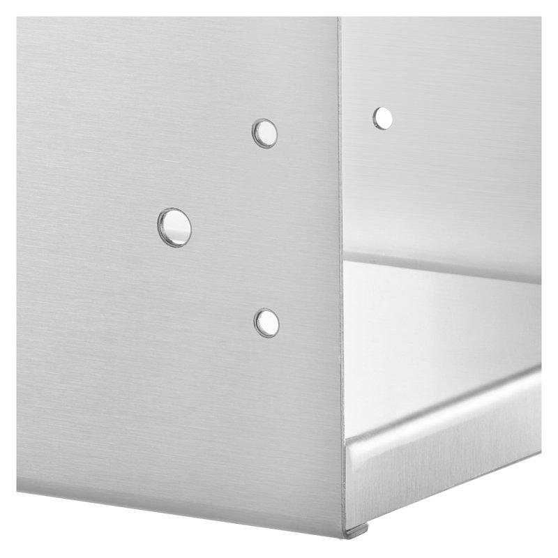 Heavy Duty Stainless Steel Post Base Anchor for 8x8 Lumber - Adjustable Deck & Porch Support Bracket with Mounting Hardware