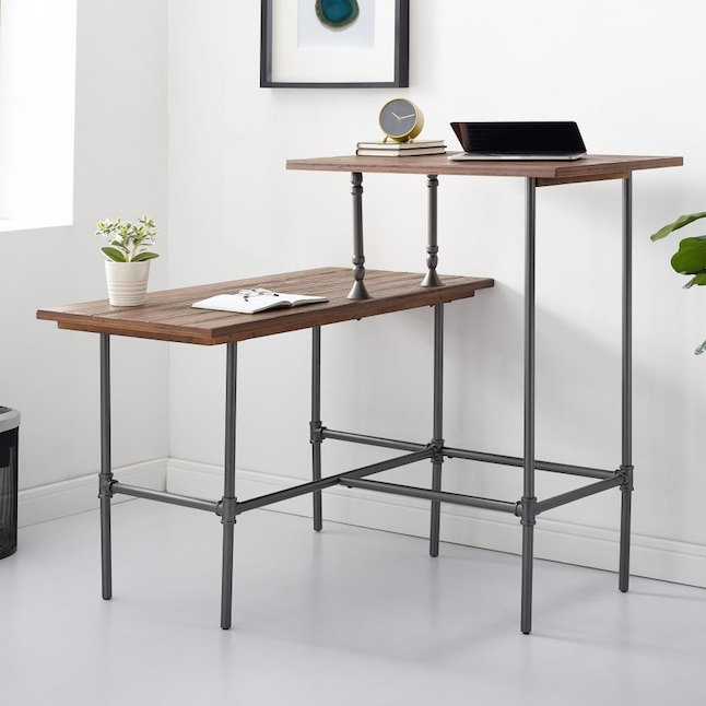 Jiaqi L-Shaped Metal Base Standing Desk