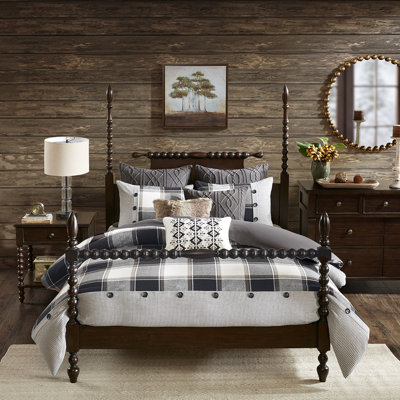 Beckett Solid Wood Low-Profile Bed Frame with Spindle Design