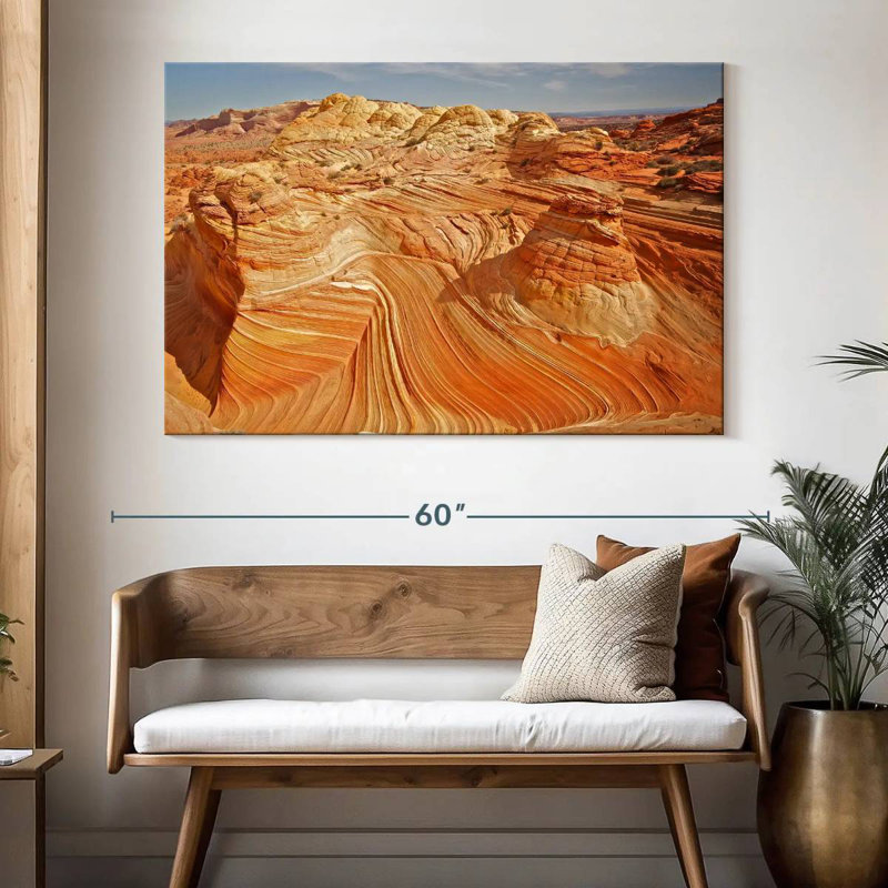 Alvord Fabulous Arizona Wave, 34" H x 51" W