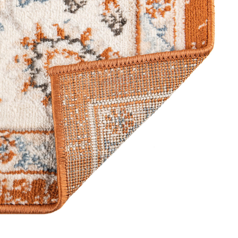 Floral 63cm X 63cm Area Rug, Runner 61cm x 182.9cm