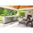 Outdoor Kitchen 96" W x 24" D Stainless Steel 4-Piece Modular Cabinet Set