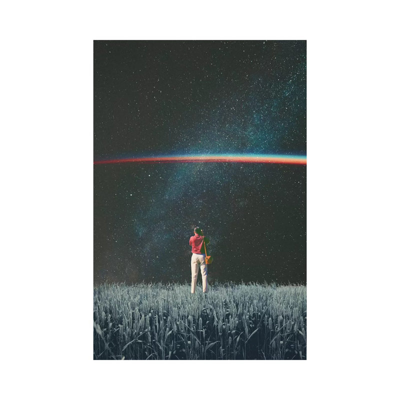 Saw The Light by Frank Moth - Print on Canvas, 45.72cm H x 30.48cm W x 1.91cm D, Wrapped Canvas