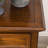 Brown Solid Wood Shoe Storage Bench