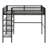 Addileigh Castra Metal House Bed Frame With Shelves And Lights-251295033