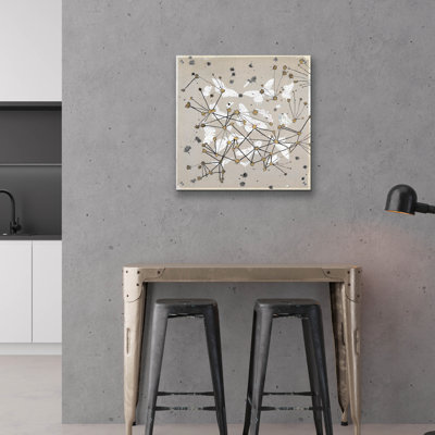  '19th Century Butterfly Constellations 1' by Lori Arbel Acrylic Glass Wall Art, 24" x 24"