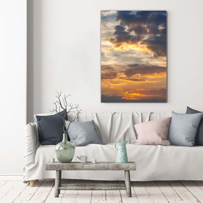 Sunset Sky - Wrapped Canvas Print