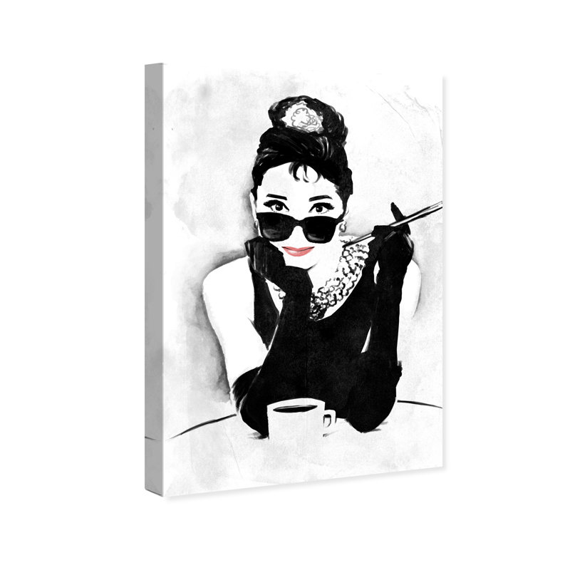 « the look of a lady », impression, Toile tendue, H 15 po x l 10 po x P 2 po
