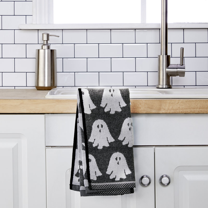 GHOST JACQUARD HAND-BLACK