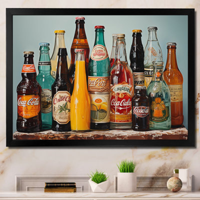 Pop Art 1950S Cocktail Emotion V - Food & Beverage Canvas Prints