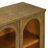 4-Door Large Storage Buffet Cabinet With Glass Doors, Arched Cabinet With Adjustable Shelves For Kitchen, Dining Room And Living Room-22309974