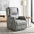Grey Faux Leather