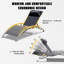 Ensemble de 2 chaises longues de piscine gris foncé (2 chaises longues)