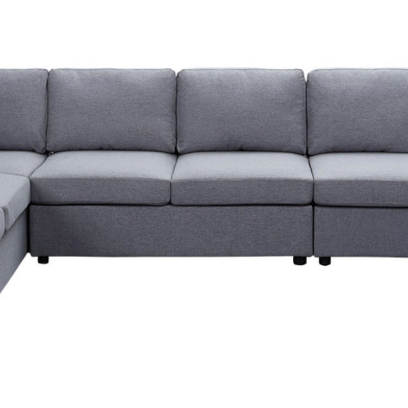 Canapé modulaire réversible 7 places Linen