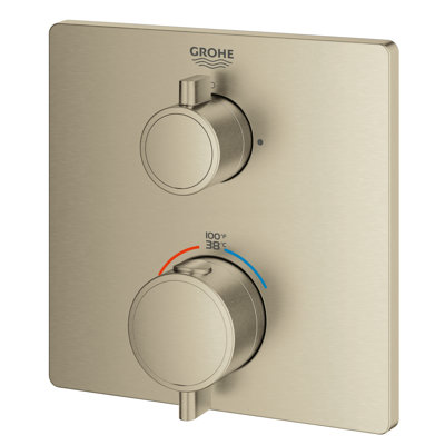 Garniture thermostatique à 2 poignées à deux fonctions Grohtherm®