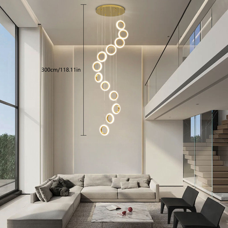 Luminaire lustre moderne à 12 lumières Iver