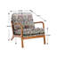 Chaise avec accoudoirs rembourrée Sivage
