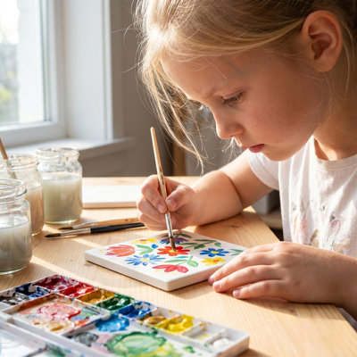 Paquet de 36 ébauches de carreaux de céramique Sublimation pour l'art de bricolage - blanc brillant, 18 ronds (10,3 cm) et 18 carrés (10 cm), céramique enduite de haute qualité avec support en liège - idéal pour l'artisanat et la poterie