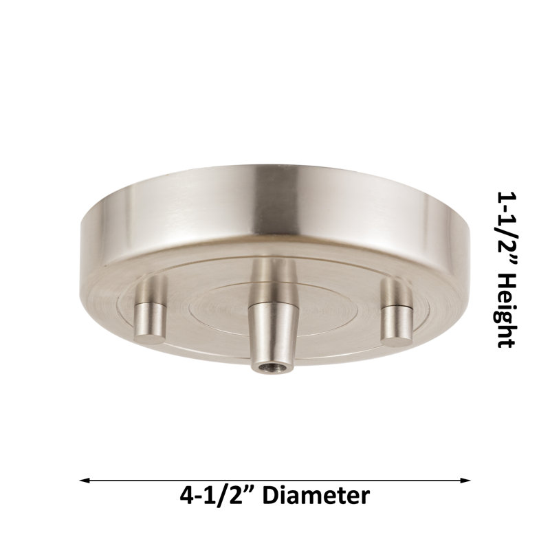 Arcadia - Cozine - 1 Light Cord Hung Mini Pendant, Polished Nickel