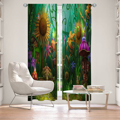 Ganimete Room Darkening Curtain Pair