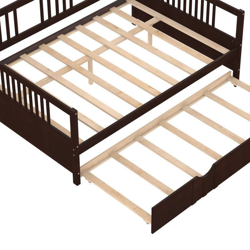 Slat Bed, Espresso