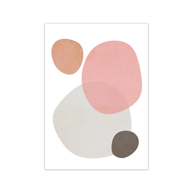 Pink And Grey Nursery A - Print, No Frame, 30cm H x 21cm W x 1cm D