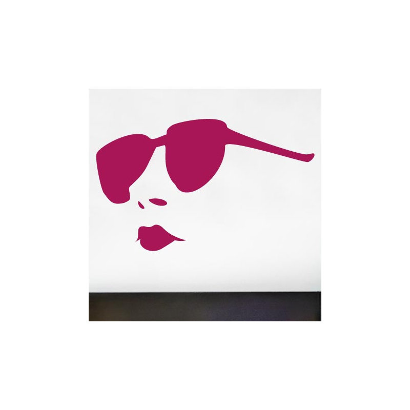 Entertainment Wall Decal, Violet, Medium