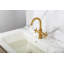 Single-Hole 2-handle Bathroom Faucet with Drain Assembly-92166692